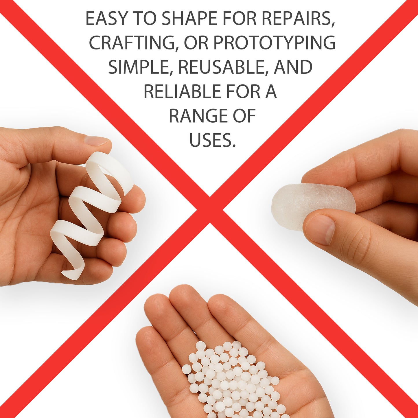 FormX Moldable Plastic Pellets – 500g