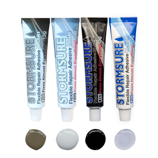 Stormsure Flexibler Reparaturkleber – 15 g (Farb-Multipack)