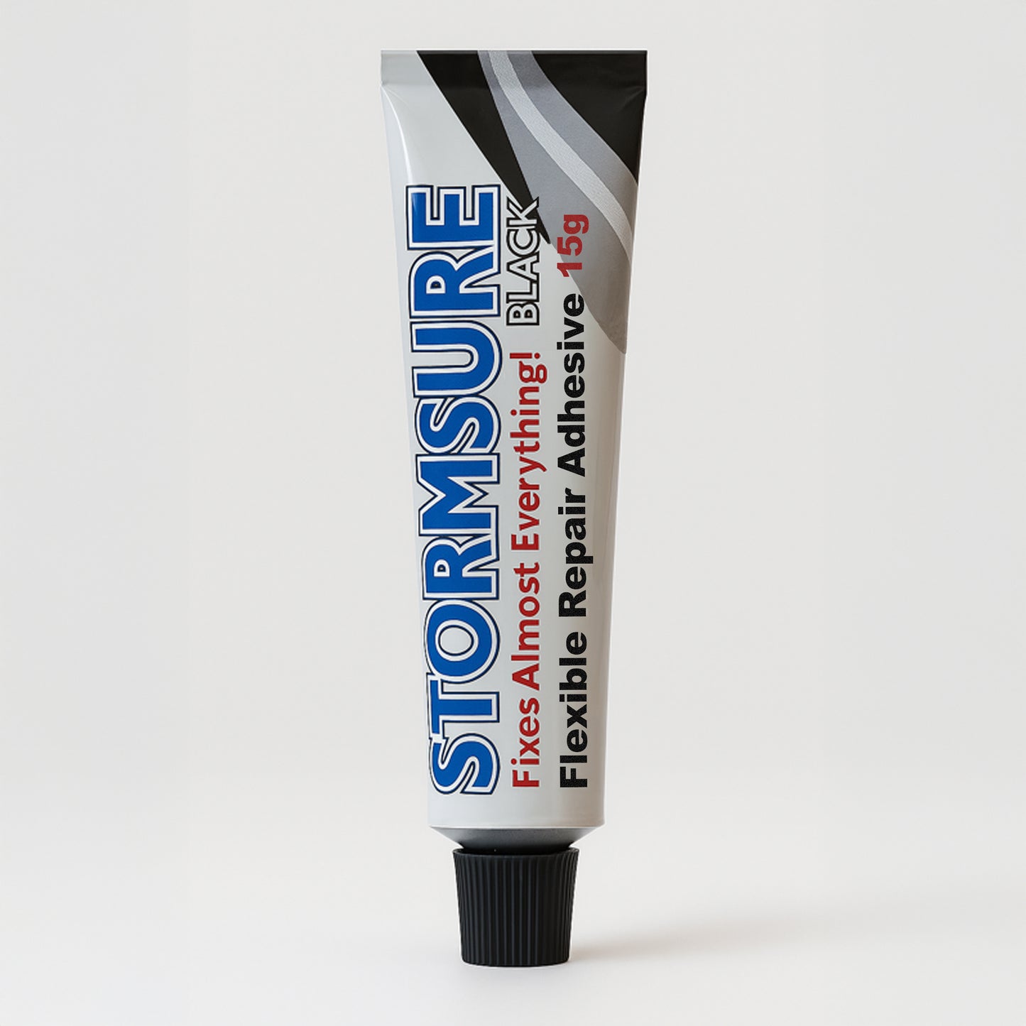 Stormsure Flexibler Reparaturkleber - 15 g (Schwarz) Schachtel mit 50 Stück