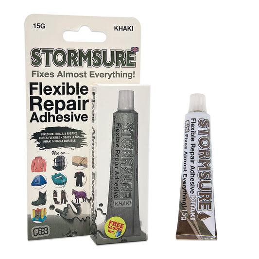 Stormsure Flexibler Reparaturkleber – 15 g (Khaki)