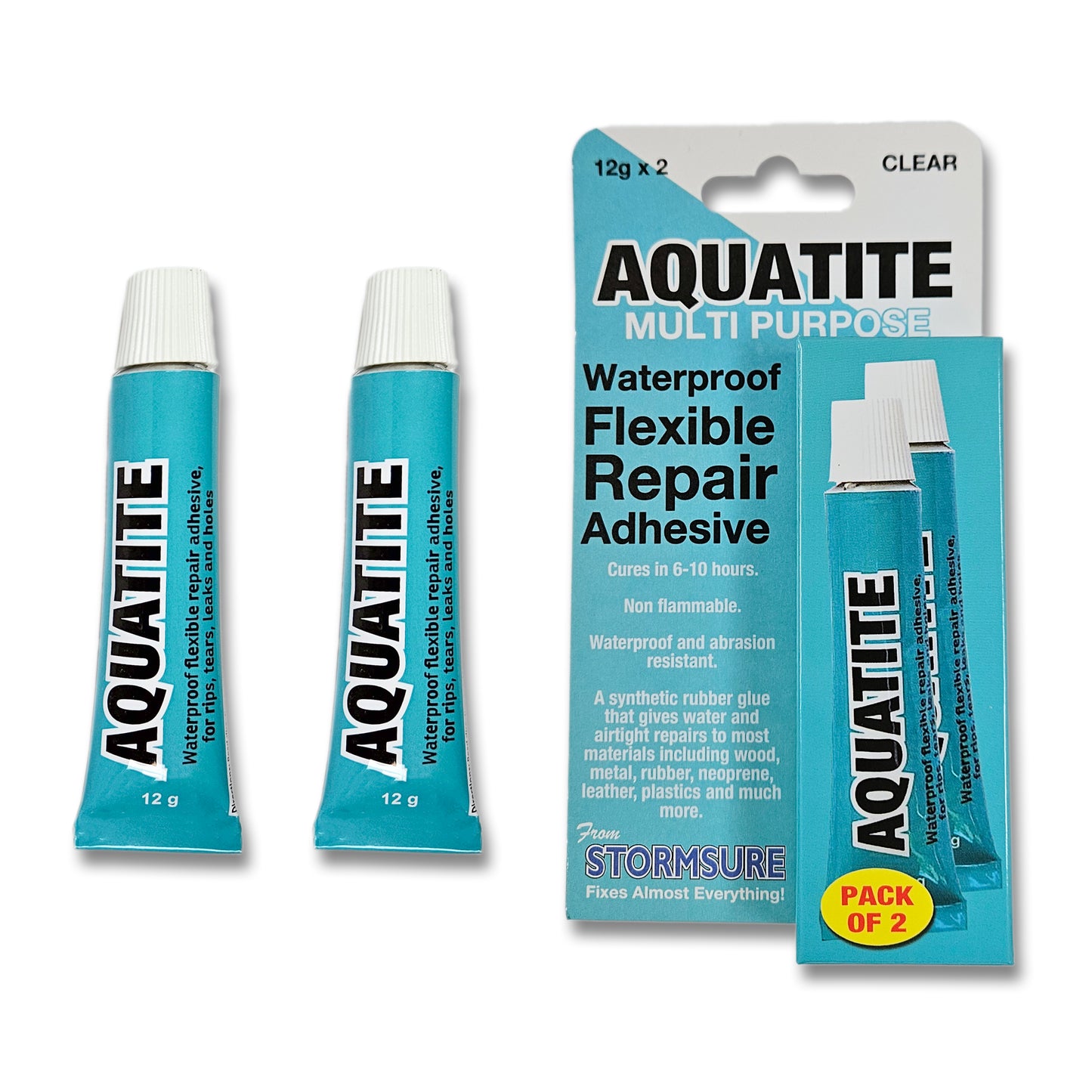 Aquatite Allzweck-Wasserdichter Kleber (2er-Pack)