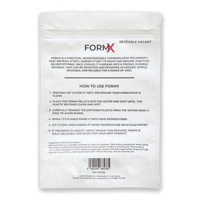 FormX Moldable Plastic Pellets – 1kg
