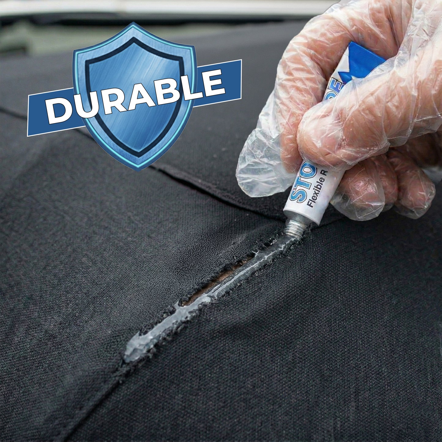 Car Soft-Top Convertible Roof Repair Kit - Clear