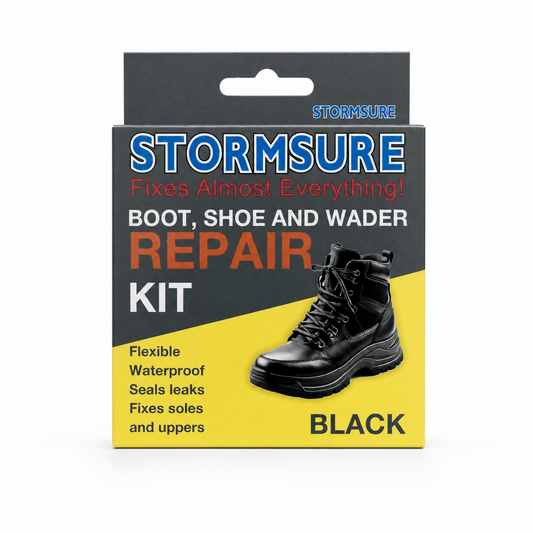 Black Boot, Shoe & Wader Repair Kit