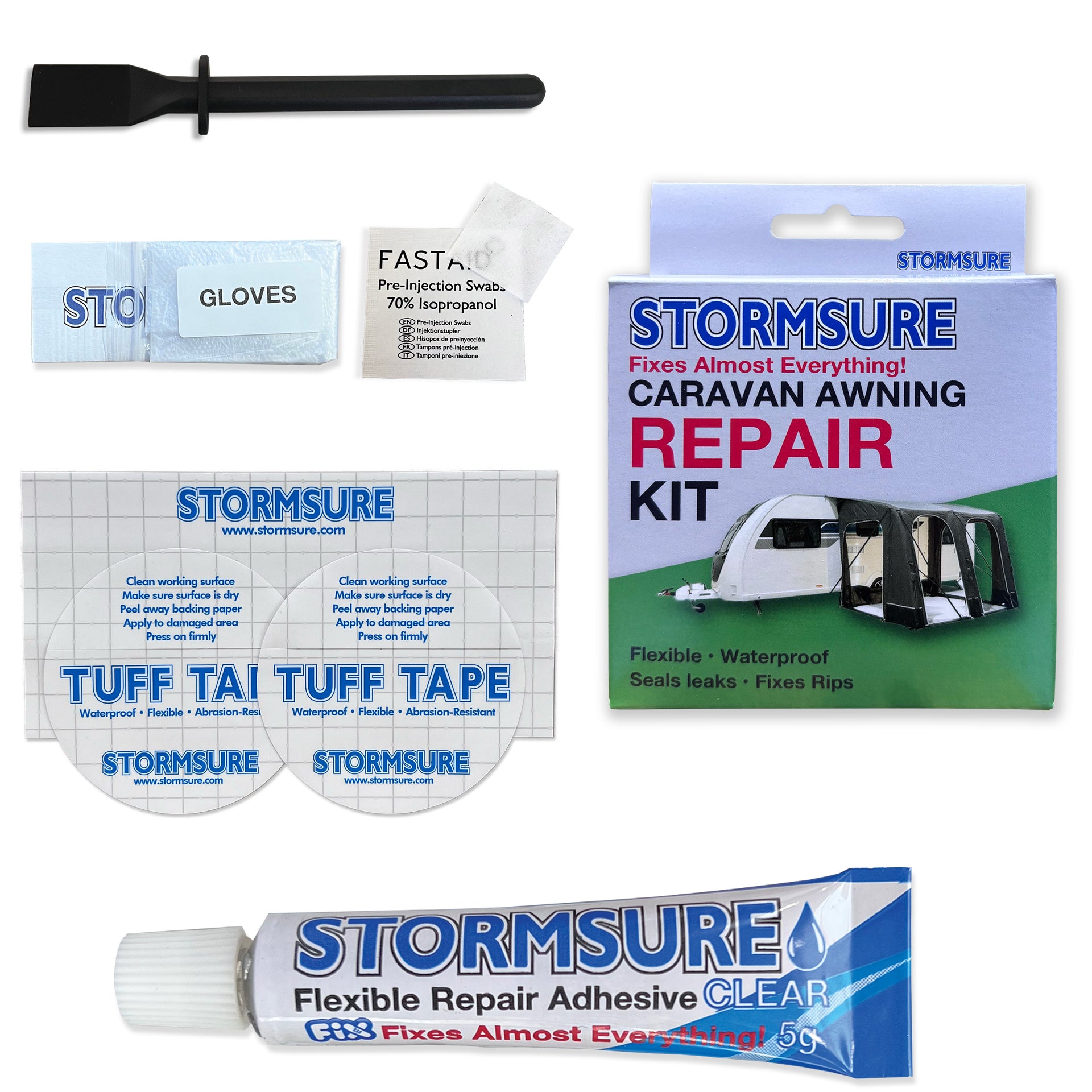 markisen reparatur klebeband Caravan- und Markisen-Reparaturset – Stormsure