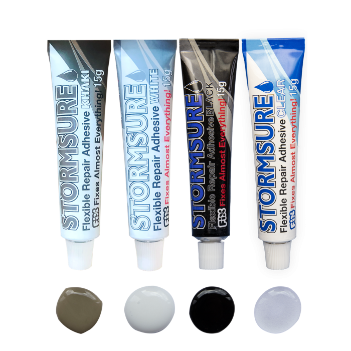 Stormsure Flexible Repair Adhesive - 15g (Colour Multipack)