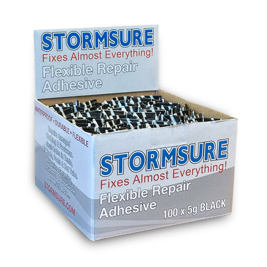 Stormsure Flexible Repair Adhesive - 5g (Black) Box of 100