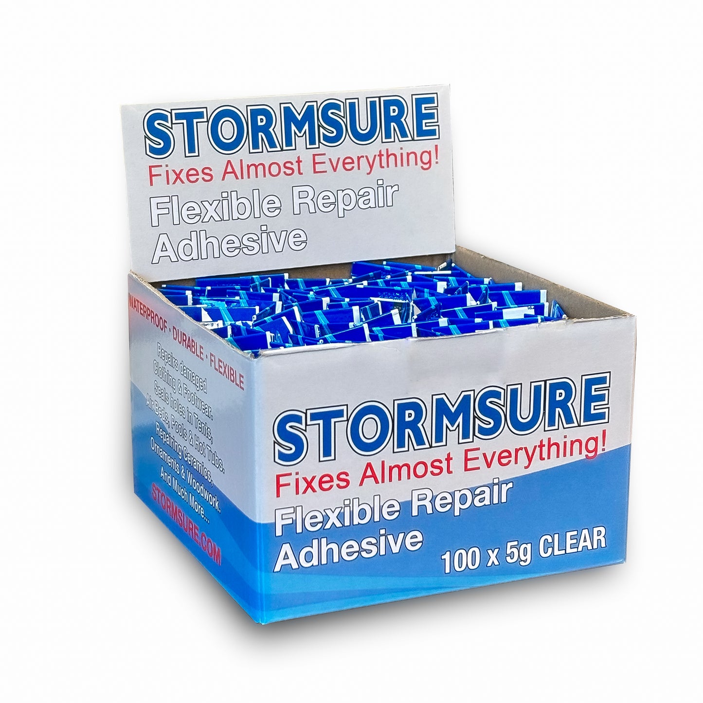 Stormsure Flexible Repair Adhesive - 5g (Clear) Box of 100