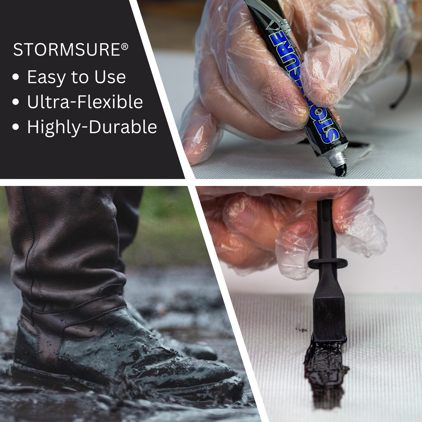 Stormsure Flexible Repair Adhesive - 15g (Black)