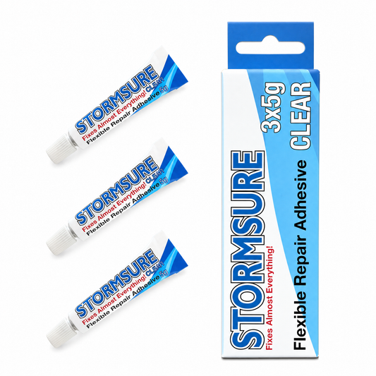 Stormsure Flexible Repair Adhesive - 3x5g (Clear)