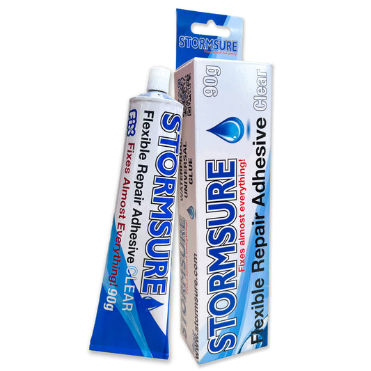 Stormsure Flexibler Reparaturkleber – 90 g (transparent)