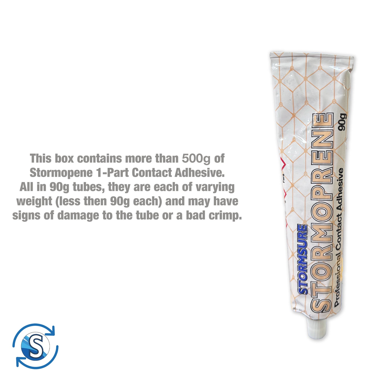 Stormoprene Seconds - >500g Bundle of Dented/Underfilled Stormoprene 1-Part Contact Adhesive (over 50% reduction)