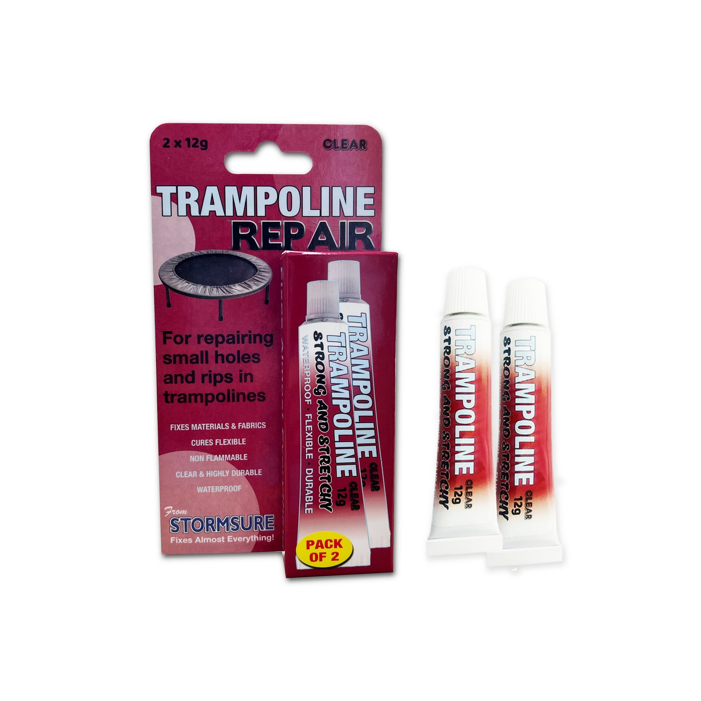 Trampoline Repair Glue (2-Pack)