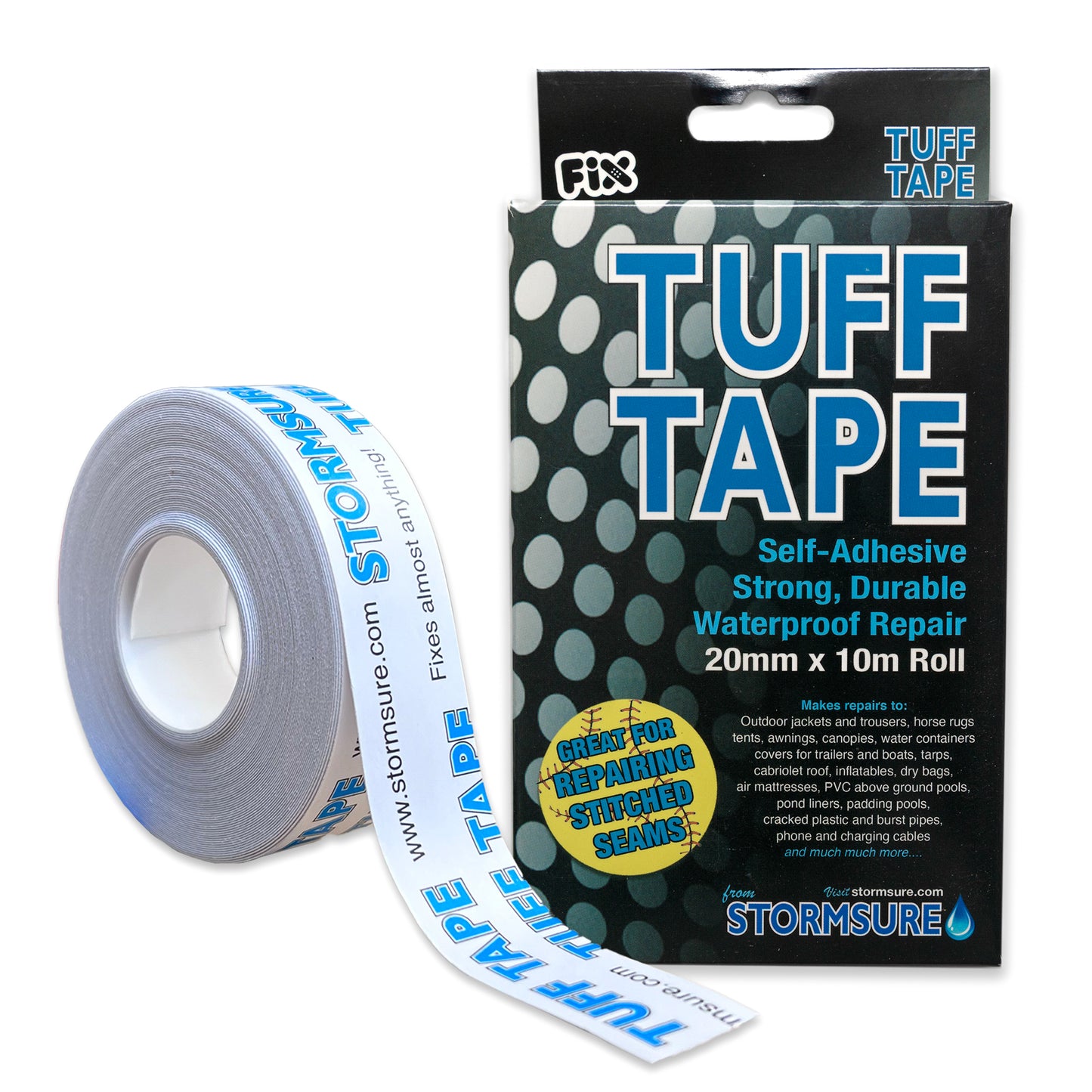 TUFF Tape Selbstklebendes, wasserdichtes Nahtband (10-m-Rolle)