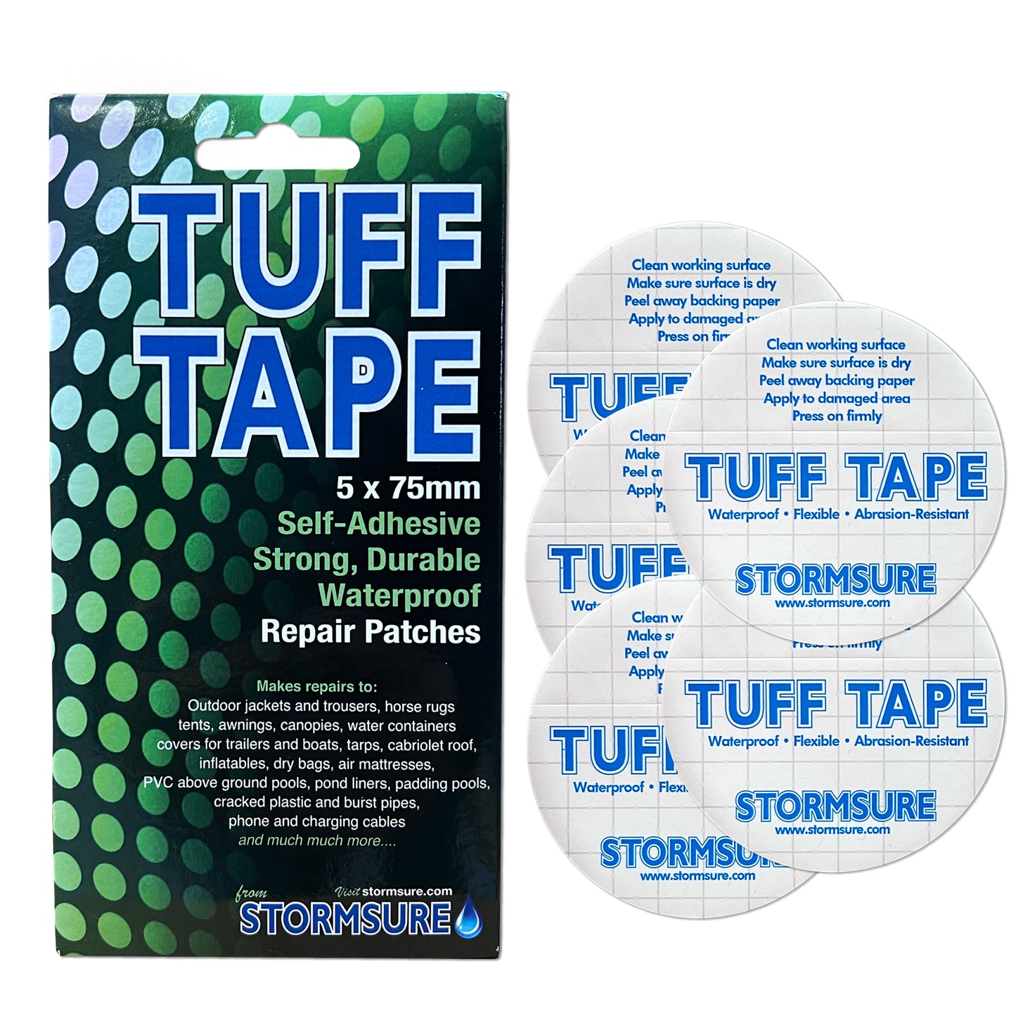 TUFF Tape Self-Adhesive Patch (Pack of 5)