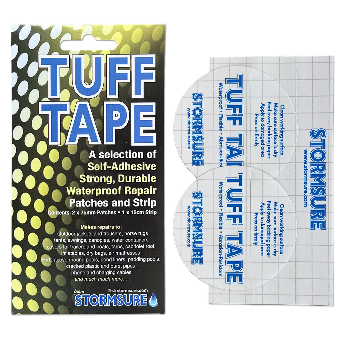 TUFF Tape Self-Adhesive Patches and Strip – Stormsure