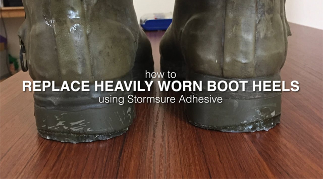 fixing boot soles